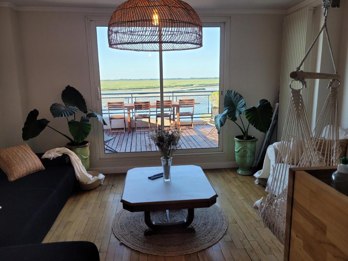Апартаменти Vue Et Terrasse Panoramique Sur La Baie De Somme Сен-Валері-сюр-Сомм Екстер'єр фото