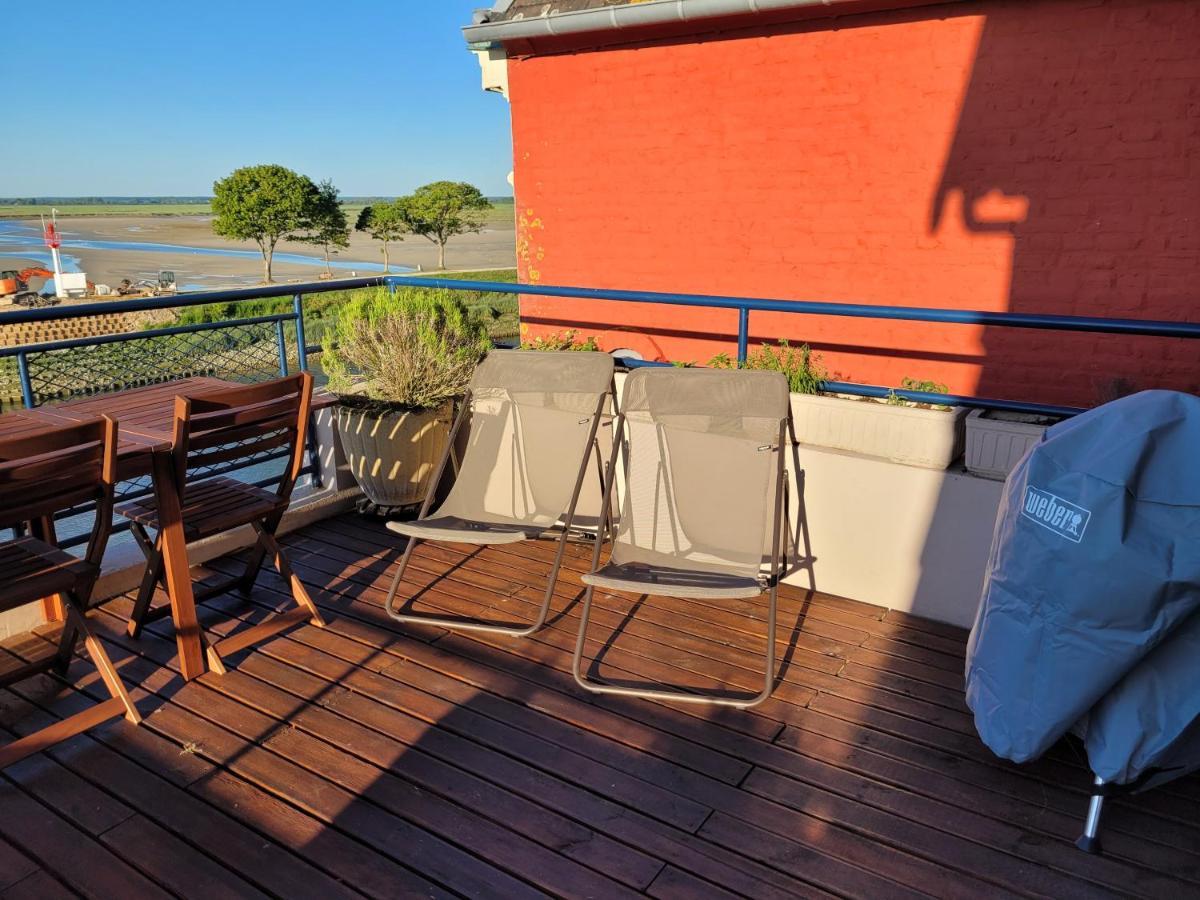 Апартаменти Vue Et Terrasse Panoramique Sur La Baie De Somme Сен-Валері-сюр-Сомм Екстер'єр фото